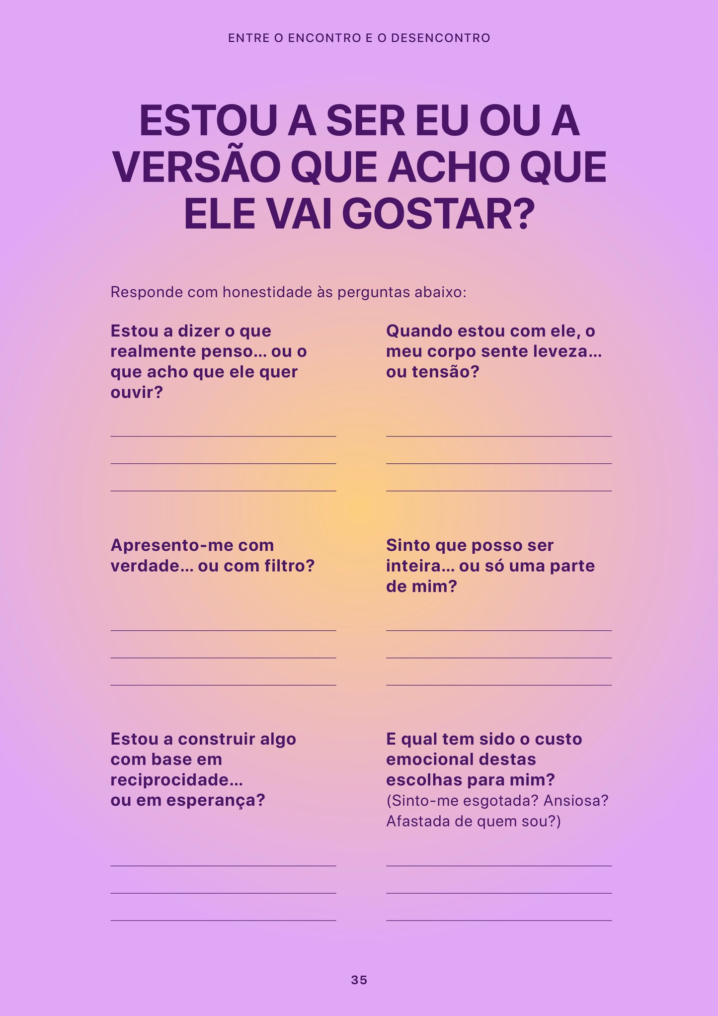 Entre o Encontro e Desencontro