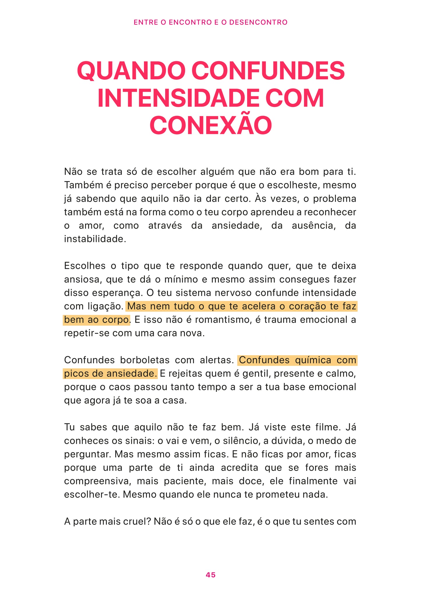 Entre o Encontro e Desencontro