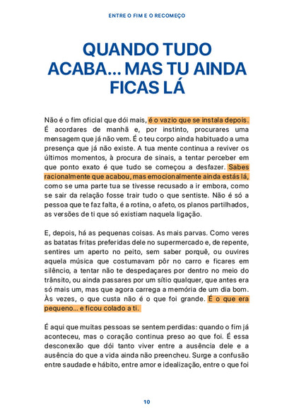 Entre o Fim e o Recomeço