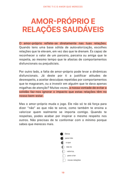 Entre Ti e o Amor que Mereces